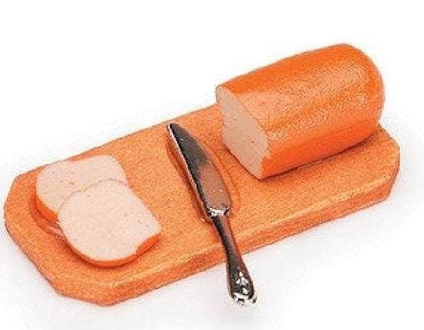 Dollhouse Miniature Bread and Knife Set