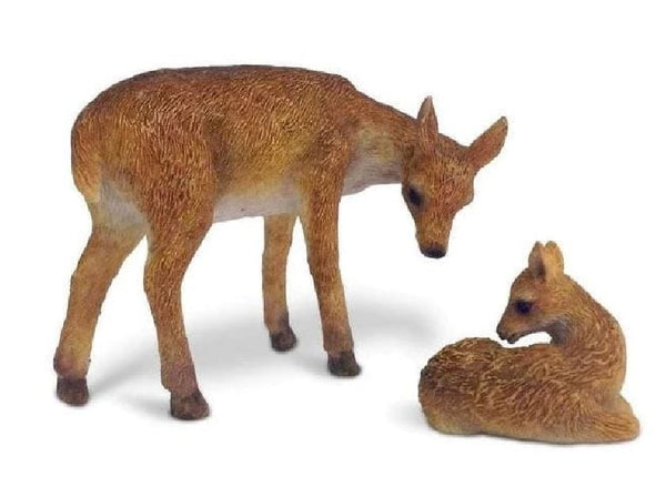 Miniature Mother Deer and her Fawn