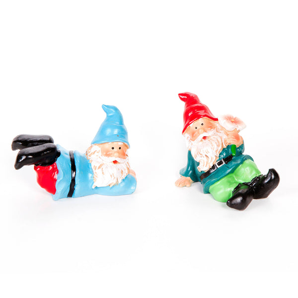 Relaxing Gnomes, Resting Gnomes, Friendly Gnomes, Gnome Cake Topper, Shadow Box Gnomes, Birthday/ Holiday/Gnome Lover's Gift,