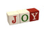 Miniature Holiday Blocks, Dollhouse Christmas 'JOY' Decoration