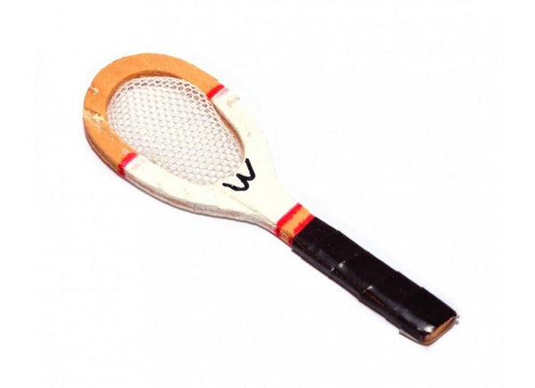 Dollhouse Miniature Tennis Racket, 2.5" Sport Racket