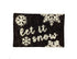 Miniature Let It Snow Door Mat, Dollhouse Winter Door Mat, Dollhouse Accessory