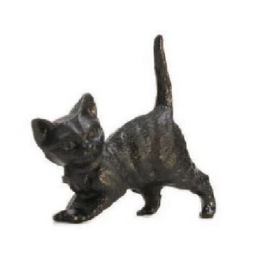 Set of 3 Micro Miniature Black Cats, 1