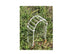 Miniature White Metal Arch, Trellis Arbor for Fairy Garden and Dollhouses