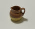 Miniature Brown and Yellow Jug, Dollhouse Pottery Jar, Fairy Garden Jar, 1:12 Scale