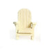 Miniature White Adirondack Chair, Fairy Garden Beach/Lake Chair, Fairy Garden Accessory