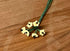 Miniature Artificial Yellow Flower Stems, 6 Single Stem Yellow Flowers, Dollhouse Flowers with 4" Stems