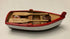 Miniature Red and White Rowboat, Fairy Garden Boat, Gift for Fisherman, Lake Theme Cake Topper