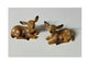 Miniature Pair of Fawns