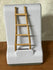 4.5" Wooden Fairy Garden Treehouse Ladder, Wood Ladder for Miniature Garden