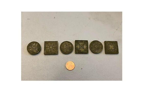 Celtic Stepping Stones, Fairy Garden Pathway, Garden Walking Stones