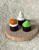Dollhouse Miniature Fall Cupcakes on a Tray