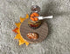 Dollhouse Miniature Can of Pumpkin on a Tray