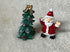 Holiday Santa with a Christmas Tree Miniature