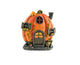 Miniature Fall Halloween Pumpkin House with LED Light