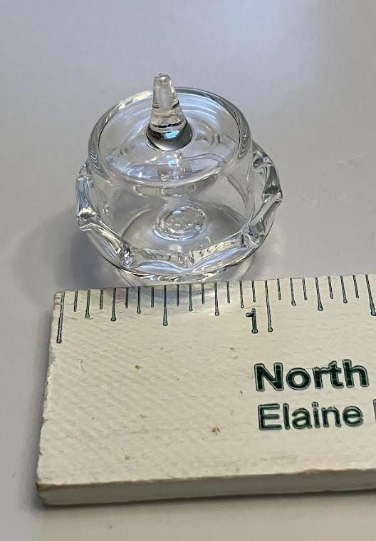 Dollhouse Miniature Covered Cake Stand