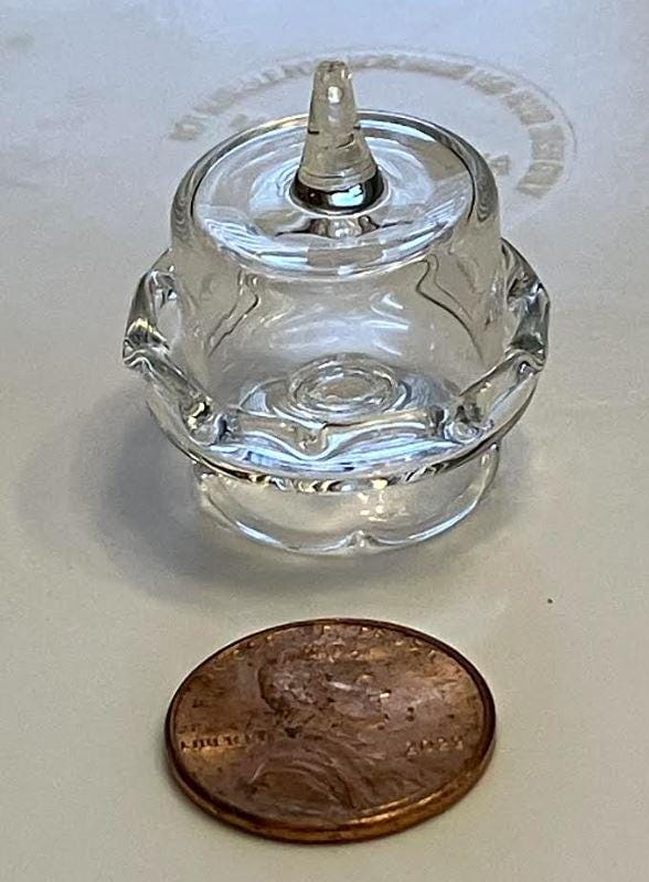 Dollhouse Miniature Covered Cake Stand