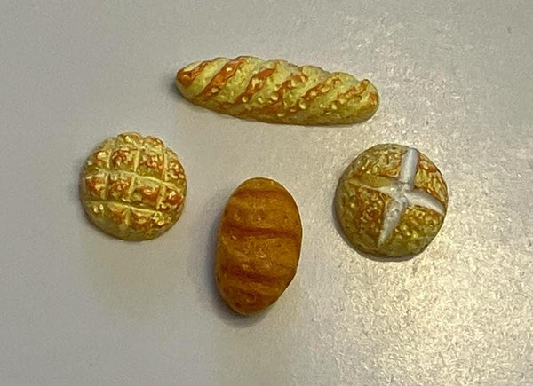 Set of 4 Miniature Loaves of Brea