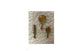 Dollhouse Miniature Gold Metal  Brush Set