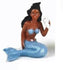 African American Mermaid Holding a Shell