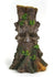 3" Tree Stump with a Face, Smiling Tree Trunk, Fairy Garden Accessory