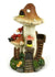 10" Solar Mushroom Fairy Garden House with Gnome