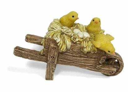 Chicks in a Wheelbarrow