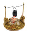 Fairy Garden Fire Pit with Cooking Pot, LED Glowing Camp Fire, Cooking Fire,  LED Fire Pit