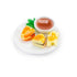 Dollhouse Miniature Sandwich Plate with Fries