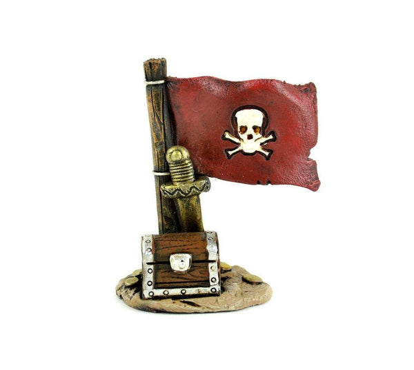 Pirate Flag with Treasure Chest