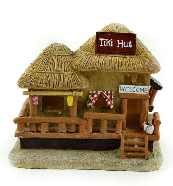 Miniature LED Island Tiki Hut