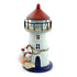 Nautical Beach  Lighthouse with Seashells