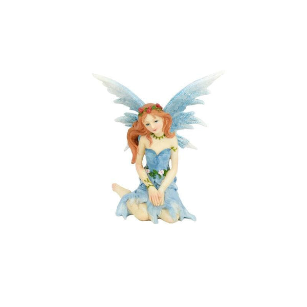 Sitting Blue Spring Fairy