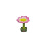 Pink Flower Birdbath