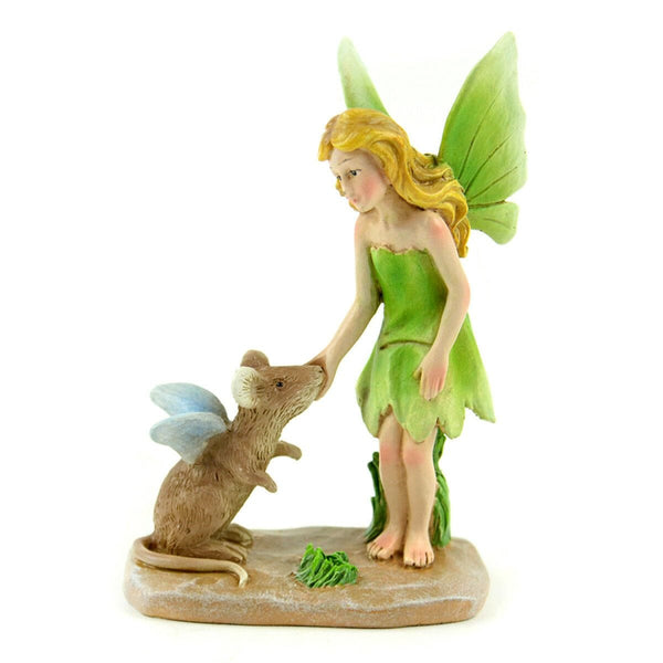 Green Wing Fairy with Fairy Mouse