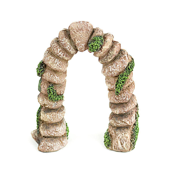 Stone Arch with Moss Accents