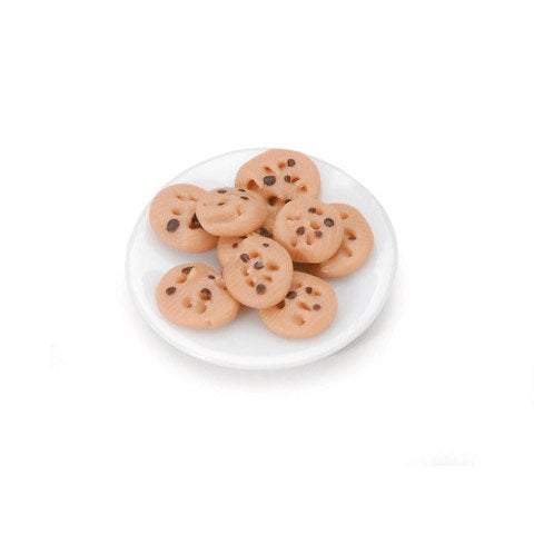 Dollhouse Miniature Chocolate Chip Cookies