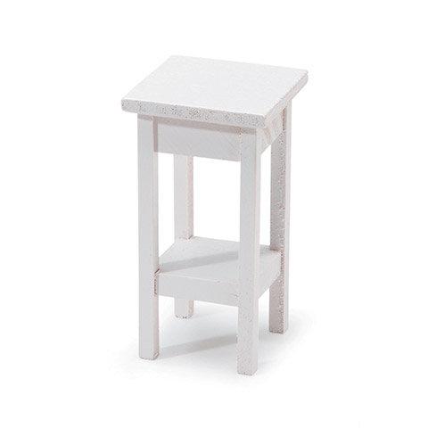 White Side Table Stand
