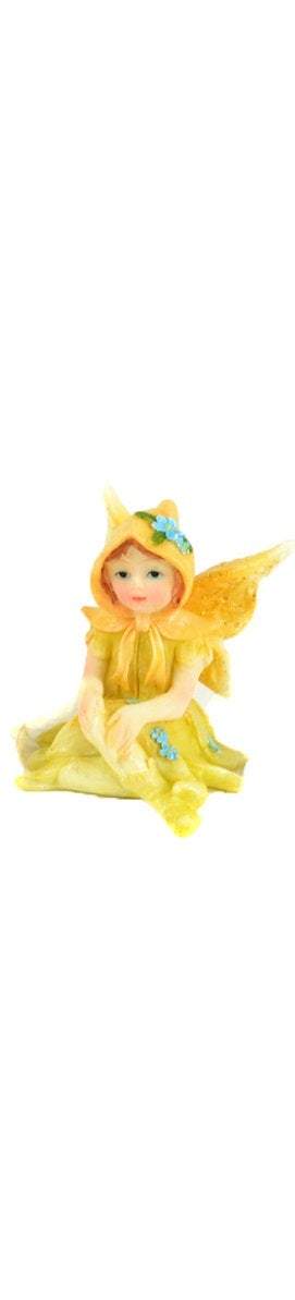 Hooded Fairy in Yellow Dress