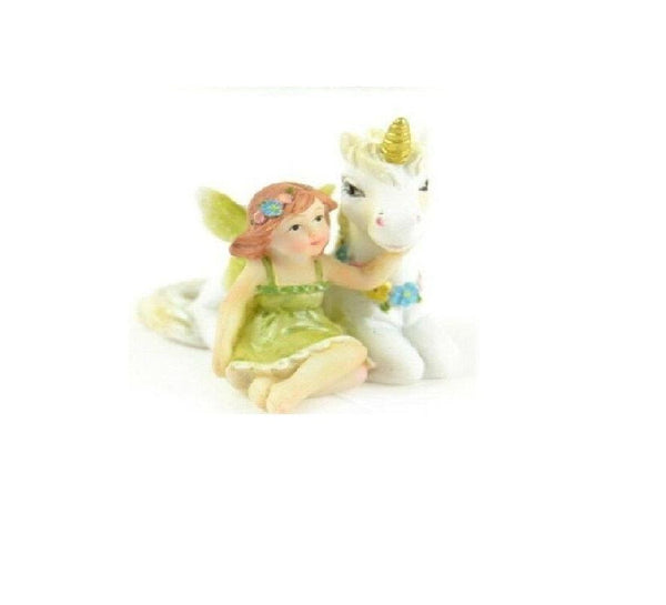 Unicorn with Green Fairy