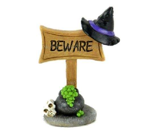 Halloween 'Beware' Sign