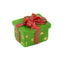 Miniature Resin Holiday Gift Box with Red Bow