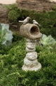 Stacked Stone Fairy Garden Mailbox