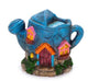 Miniature Blue Watering Can House