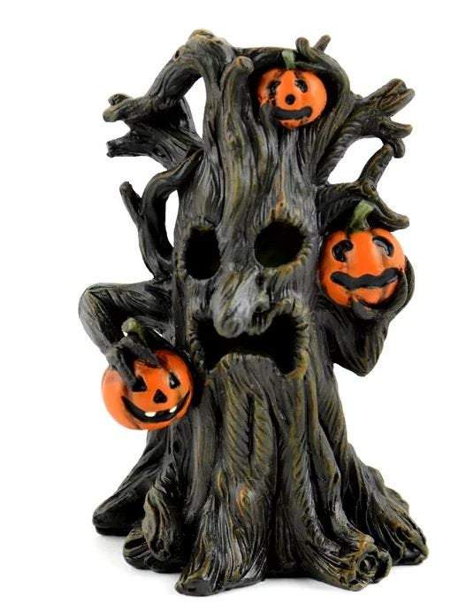 Halloween Tree Miniature, LED Spooky Tree