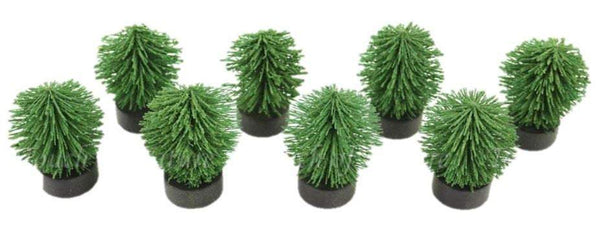 Set of 8 Miniature Green Bushes