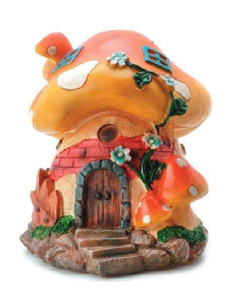 Orange Topped Mushroom House