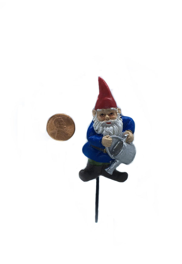 Gnome with Watering Can, Brolan the Watering  Gnome on a Pick, 2.75