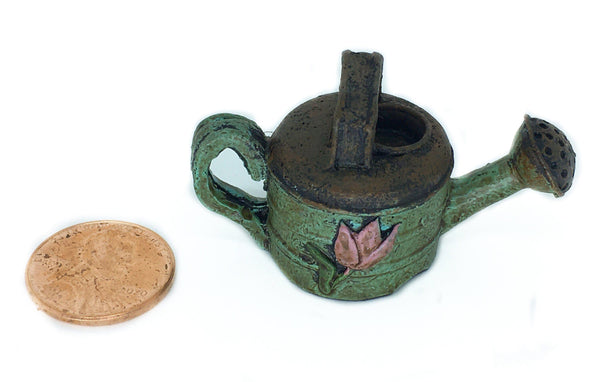 Miniature Resin Watering Can, Fairy Garden Watering Can, Miniature Plant Waterer