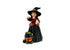 Miniature Witch with a Cauldron, 3" Halloween Witch Figurine, Fall Fairy Garden Accessory